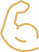 Symbole doré épais sur fond noir, formant un contour qui ressemble au chiffre 6 ou à une lettre cursive.